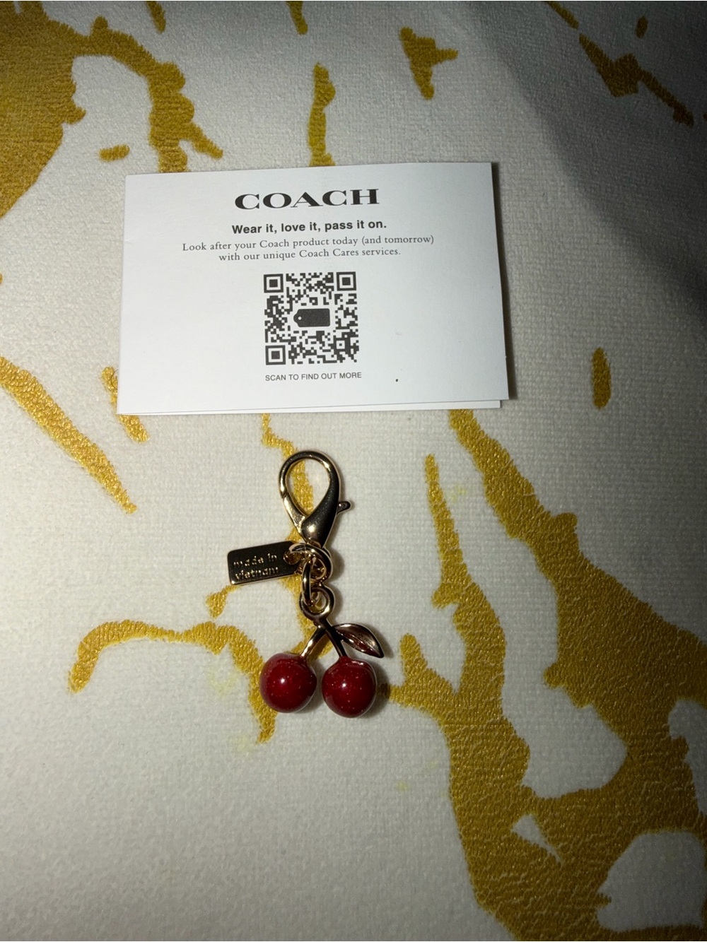 COACH Cherry Key Charm (BAG NOT INCLUDED) - Picture 5 of 5